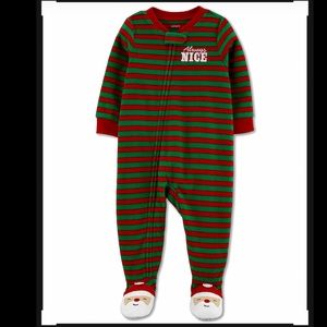 Comfy Christmas Footie Jammies for Size 12mo Baby